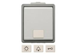 Siemens Gamme d'interrupteurs Bouton-poussoir Delta gris 5TD4701 1 pc(s)