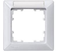 Siemens Gamme d'interrupteurs simple Cadre Delta aluminium (métallisé) 5TG25514 1 pc(s)