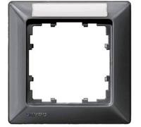 Siemens Gamme d'interrupteurs simple Cadre Delta carbone 5TG25517 1 pc(s)