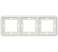 Siemens Gamme d'interrupteurs x3 Cadre Delta argent 5TG1773 1 pc(s)