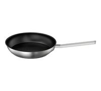SIEMENS HZ9CF280 Poêle anti-adhésive en acier inoxydable pour plaques à induction, électriques et à gaz, répartition uniforme de la chaleur, passe au four jusqu'à 220 °C