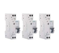 SIEMENS - Lot 3 Disjoncteurs Modulaires 230V 4,5kA 1+N Poles