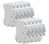 Siemens - Lot De 10 Disjoncteurs Auto P+N 10A