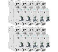 SIEMENS Lot de 10 Disjoncteurs PH 16A SIEMENS NEW (976)