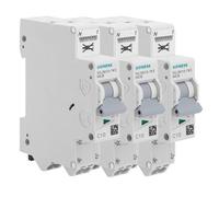 SIEMENS - Lot De 3 Disjoncteurs Auto P+N 10A