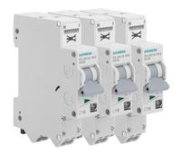 Siemens - Lot De 3 Disjoncteurs Auto P+N 16A