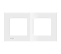 Siemens - plaque double blanc siemens delta viva blanc G