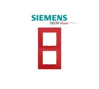 Siemens - plaque double rouge siemens delta viva G