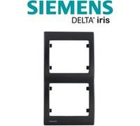 Siemens - plaque double verticale anthracite anthracite G