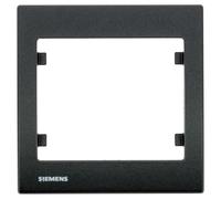 Siemens - plaque simple anthracite delta iris