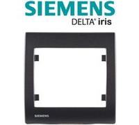 Siemens - plaque simple anthracite delta iris