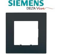 Siemens - plaque simple anthracite delta viva anthracite G