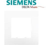 Siemens - plaque simple blanc delta viva siemens blanc G