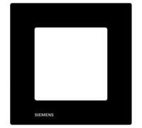SIEMENS - Plaque Simple Noir Siemens DELTA VIVA