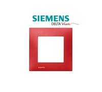 Siemens - Plaque Simple Rouge Siemens DELTA VIVA