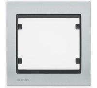 SIEMENS - Plaque Simple Texturé Aluminium Delta IRIS