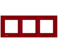SIEMENS - Plaque Triple Rouge Siemens DELTA VIVA