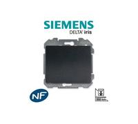Siemens - poussoir anthracite delta iris siemens