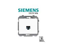 Siemens - prise informatique rj45 blanc delta iris blanc G