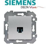 Siemens - prise rj45 silver siemens delta viva