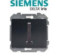Siemens - prise téléphone anthracite delta iris