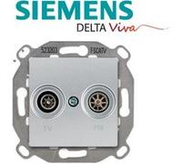 Siemens - prise tv / fm silver delta viva G