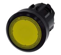 Siemens 3SU10010AB300AA0 3SU1001-0AB30-0AA0 Bouton-poussoir lumineux à rappel actionneur plat, collerette plastique jaune 1 pc(s)