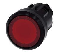 Siemens Bouton-poussoir lumineux SIRIUS 3SU1001-0AB20-0AA0, rond 22 mm, à rappel, rouge