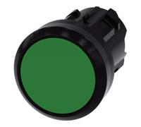 Siemens Bouton-poussoir 3SU10000AB400AA0 (3SU1000-0AB40-0AA0) plat collerette plastique vert 1 pc(s)
