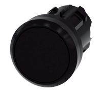 Siemens 3SU10000AB100AA0 3SU1000-0AB10-0AA0 Bouton-poussoir actionneur plat, collerette plastique noir 1 pc(s)