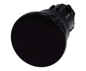 siemens Siemens Indus.Sector Bouton-poussoir champignon 22 mm, rond, noir 3SU1000-1BD10-0AA0 Quantité:1