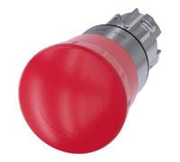 siemens Siemens Indus.Sector Bouton-poussoir mushroom 22 mm, rond, rouge 3SU1050-1HB20-0AA0 Quantité:1