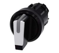 Siemens Interrupteur rotatif 3SU1002-2BM60-0AA0 (3SU10022BM600AA0) Ø22 mm noir/blanc 2×45°
