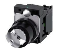 Siemens Interrupteur ague frontale plastique noir, gris 1 x 90 ° Déverrouillage par clé SIRIUS ACT 3SU1100-4BF11-1B (3SU1100-4BF11-1BA0)