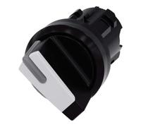 Siemens 3SU10022BC600AA0 3SU1002-2BC60-0AA0 Commutateur à manette collerette plastique noir, blanc 1 x 45 ° 1 pc(s)