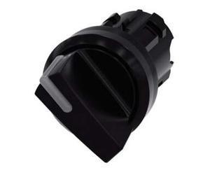 siemens Siemens Interrupteur à bouton rotatif 3SU1002-2BC10-0AA0 lumineux 22 mm rond plastique noir Quantité:1
