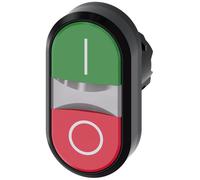 Siemens Sirius ATC - Poussoir double lumineux rond vert uni rouge ou bouton rasante