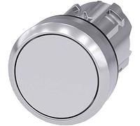 Siemens Sirius ATC - Poussoir métallique/A brillant blanc bouton rasante momentaneo