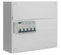 SIEMENS Tableau 1 rangée pré-équipé 1 inter. diff. 40A type AC + 4 disjoncteurs