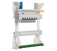 Siemens - Tableau 2 Rangées Pré-équipé 1 Inter. Diff. 40a Type Ac + 6 Disjoncteurs