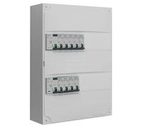 Siemens - Tableau 2 Rangées Pré-équipé 1 Inter. Diff. 63a + 1 Inter. Diff. 40a + 9 Disjoncteurs
