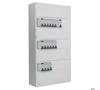 SIEMENS - Tableau 3 Rangées Pré-équipé 4 Inter Diff 40A - 13 Disjoncteurs