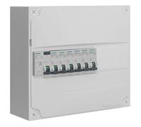 SIEMENS Tableau électrique pré-équipé 1 rangée 13 modules 6 disjoncteurs 1 interrupteur différentiel
