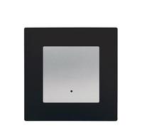 SIEMENS - Va et Vient à Voyant Silver Delta Viva - Plaque Noir