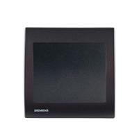 SIEMENS Va et Vient Anthracite Delta Iris + Plaque basic Anthracite
