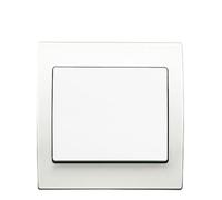 SIEMENS - Va Et Vient Blanc Delta Iris - Plaque Basic Blanc