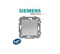 Siemens - va & vient à voyant silver delta viva
