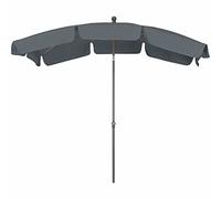 Siena Garden 607992 Tropico Parasol Base d'Acier/Polyester Gris/Anthracite 210 x 140 cm