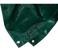 Siena Garden 671086 Polyéthylène Protection Bâche Vert 6 x 8 m