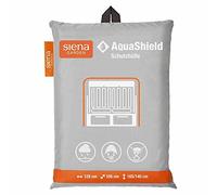 Siena Garden AquaShield D41179 Housse de Protection pour Fauteuil-Cabine de Plage Gris argenté avec système Active Air 128 x 105 x 165 cm